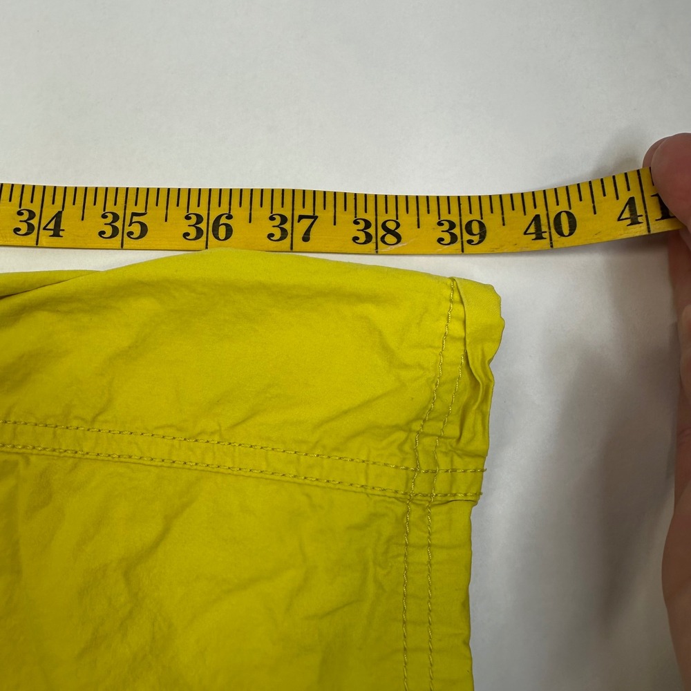 Wild Fable Yellow Wide Leg Cargo Utility Pants Womens Small D-Ring Straps Baggy - Picture 8 of 11